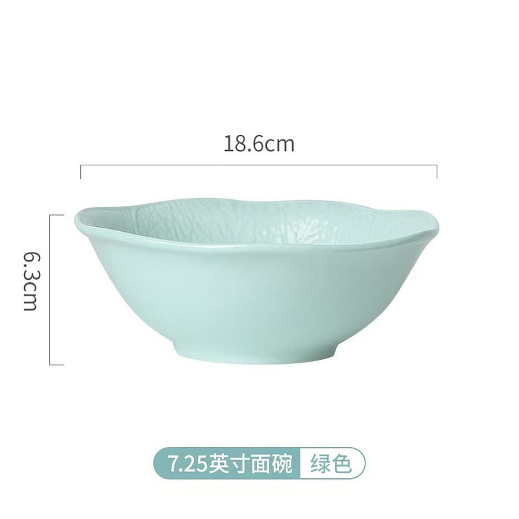 Songfa Ceramic Bowl Tableware 7.25-inch Bowl,White