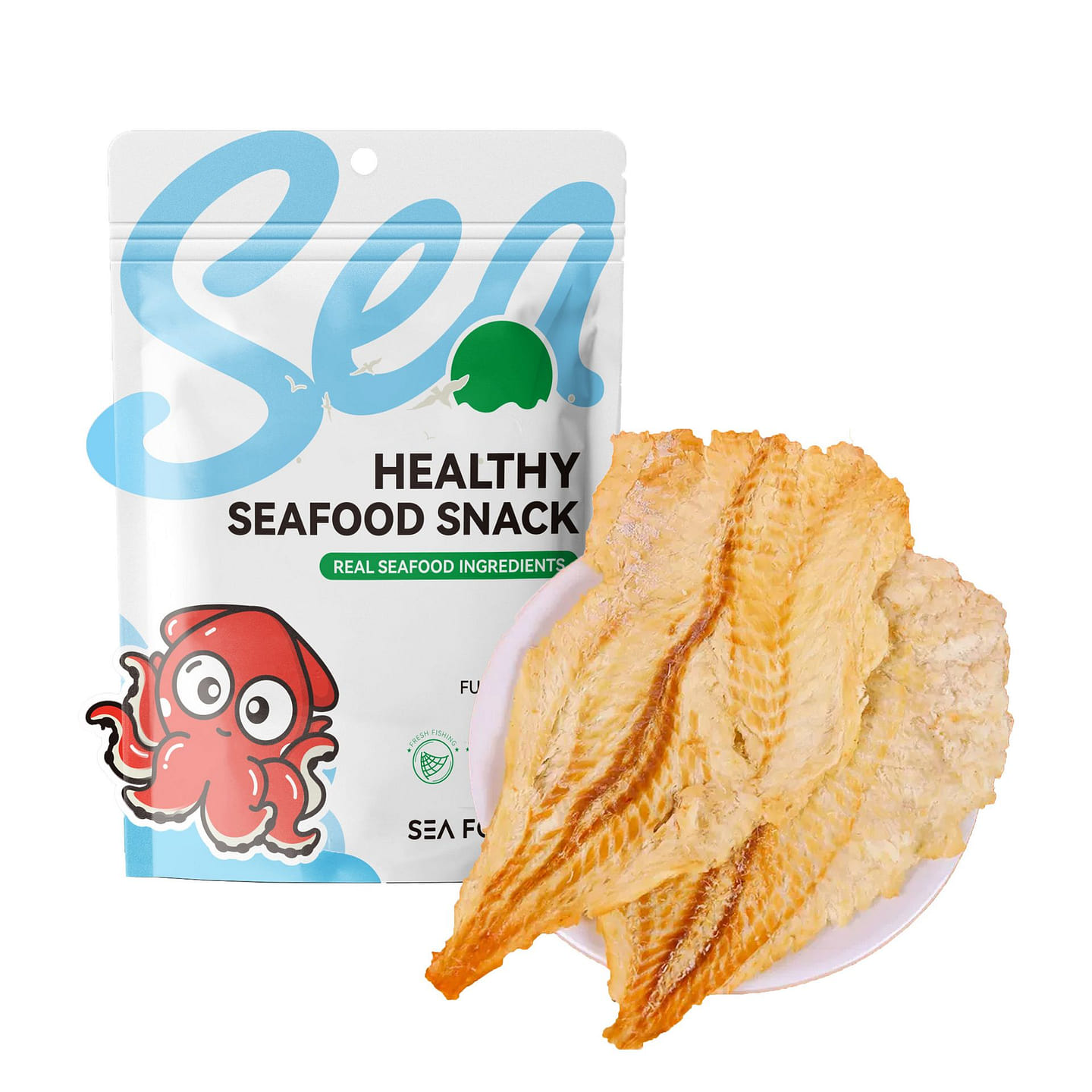 Grilled fillet seafood Dried fish snack 100 グラム