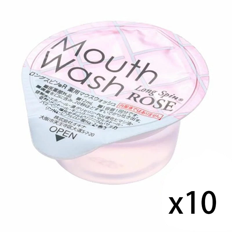 Okina Portable Mouthwash Rose Flavor 10 Pieces 1 each