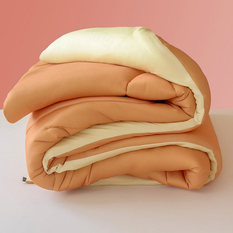 奶油小熊被子被芯 大豆被芯橙色-Queen5KG 2000 克