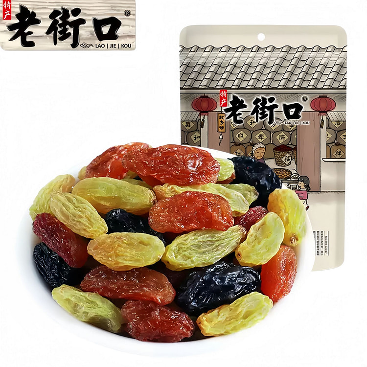 Old Street Corner three-colour raisins 255g 1 bag 255 g