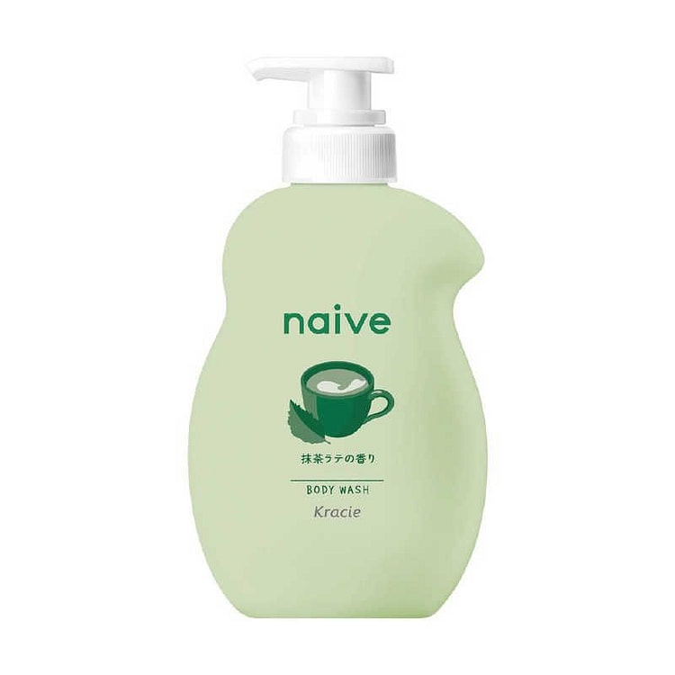 Kracie Naive Body Soap Matcha Latte Scent 530 ml