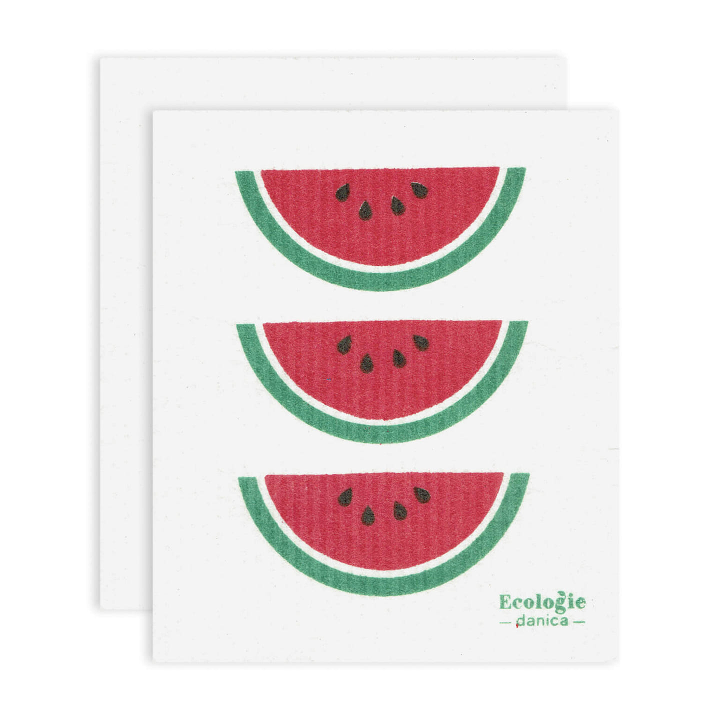 Now Designs Ecologie Swedish Sponge Cloth (Pack of 2) – Watermelon 2 count