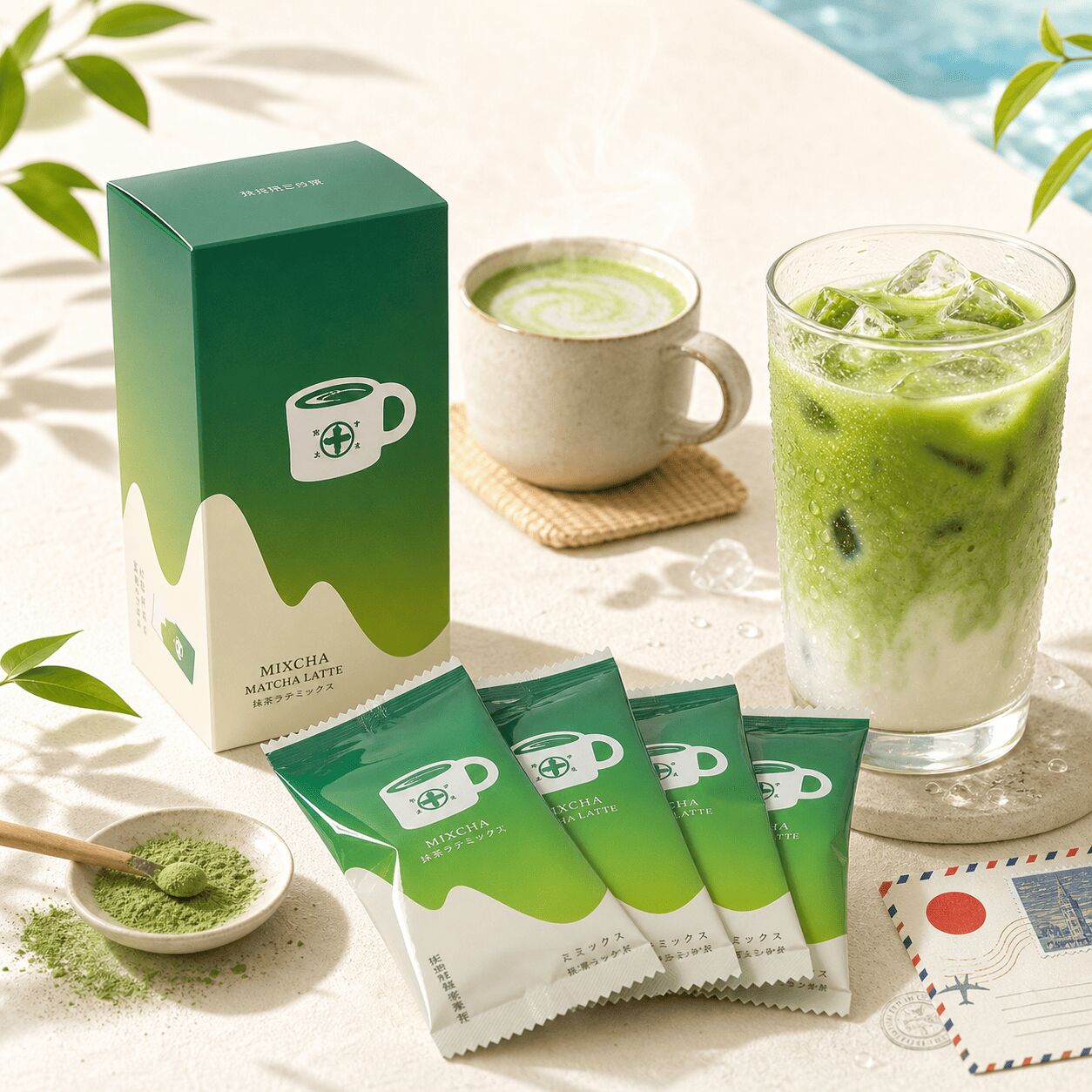 おまっちゃページ 日本直郵中村藤吉MIXCHA 抹茶拿鐵100g 1 盒- Weee!