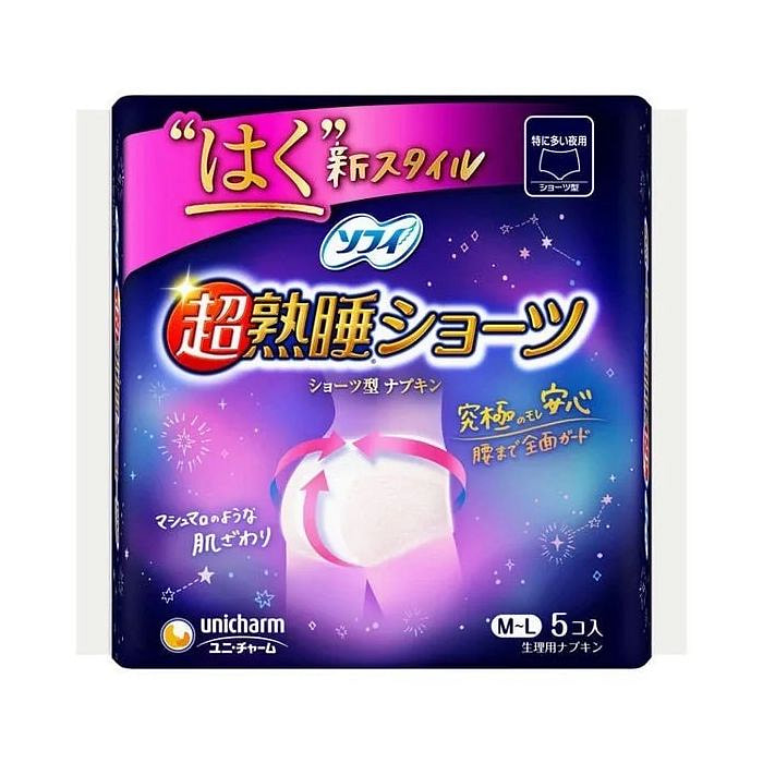Unicharm Sofy 尤妮佳 苏菲 熟睡安心裤 (5 条)