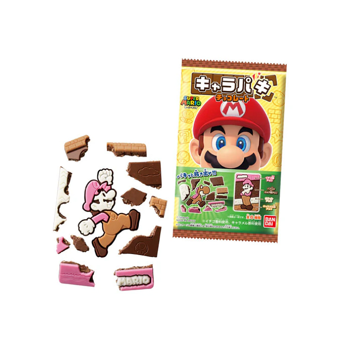 Bandai x SUPER MARIO CHARAPAKI character pattern candy toy disintegration c