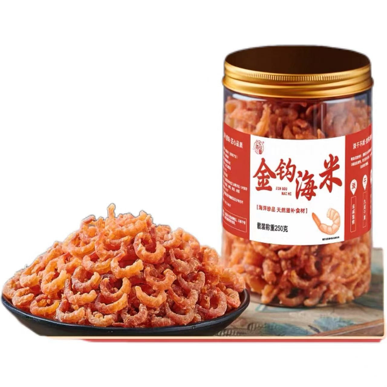 Golden Hook Large Dried Shrimps 250g*1 Can 250 g