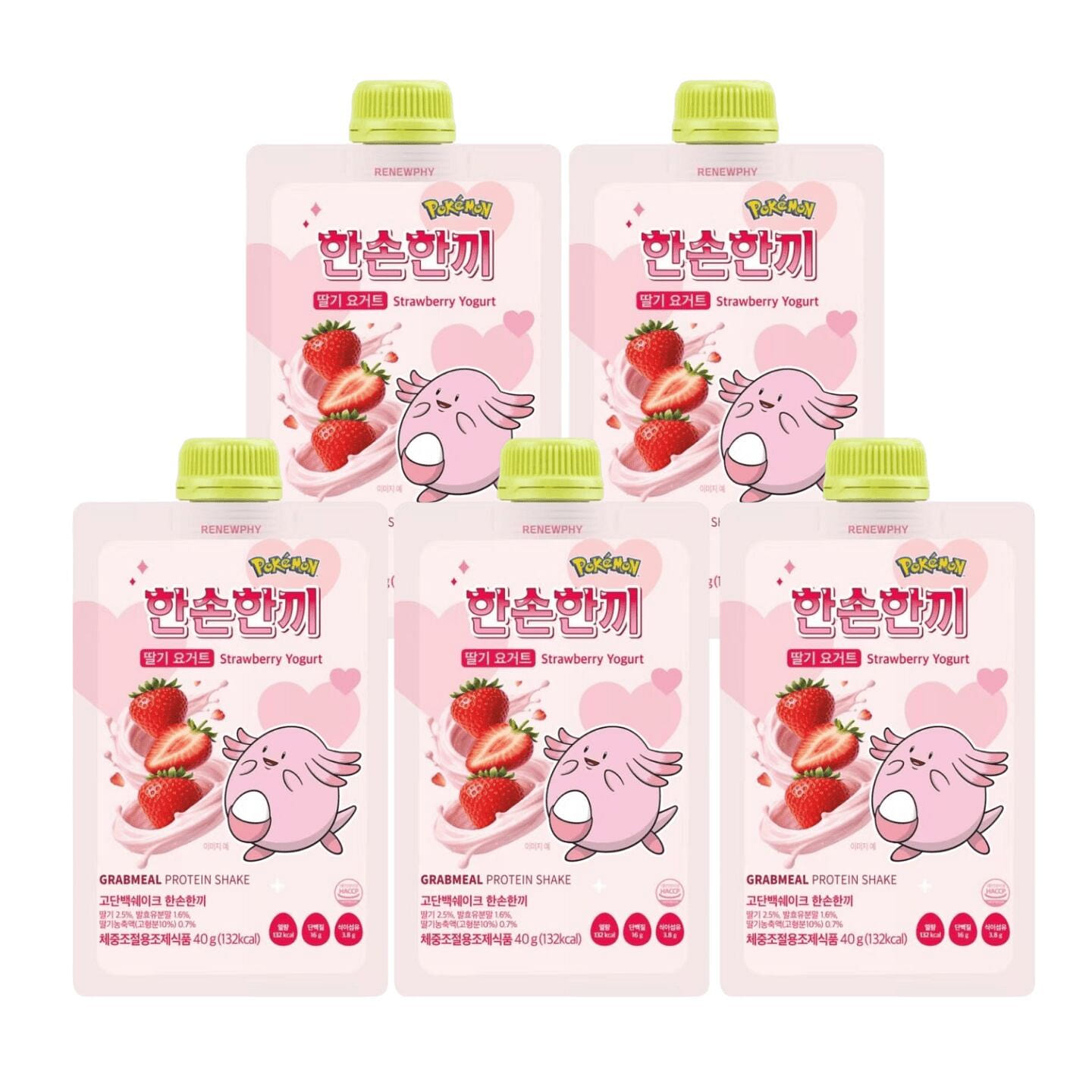 Protein Meal Replacement Shake Strawberry Yogurt F 5 pack