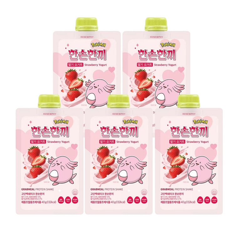 Protein Meal Replacement Shake Strawberry Yogurt F 5 pack