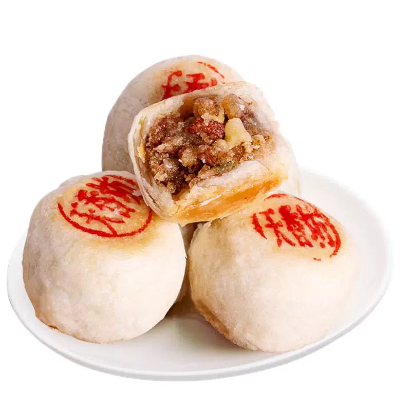 Tianxiangfang time-honored brand hand-made crystal cake Shaanxi specialty traditional old-fashioned rock candy taste soft and delicious pastry 350g*1 bag 350 g