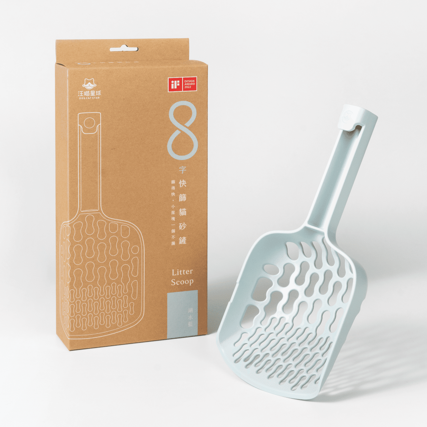 *Pet Supplies*DogCatStar 汪喵星球－Taiwan INFINITY Cat Litter Scoop – Blue 1 count
