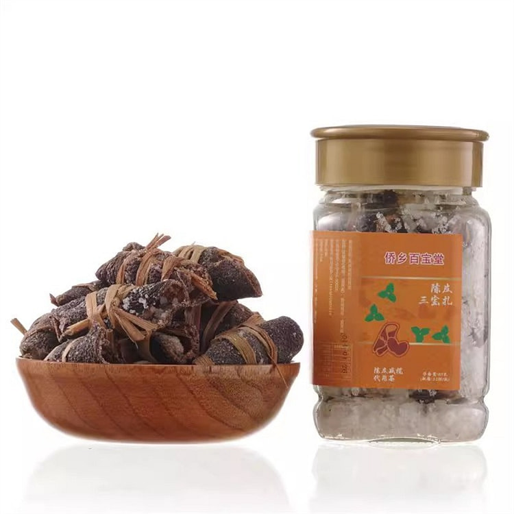 新会陈皮 咸橄榄姜代用茶 广东三宝扎泡水85g/瓶