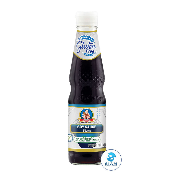 DEK SOM BOON Gluten Free Soy Sauce 300ml, Vegan 10.14 fl.oz