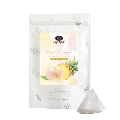 H&F BELX Peach Pineapple Rooibos Tea 30pcs 1 each