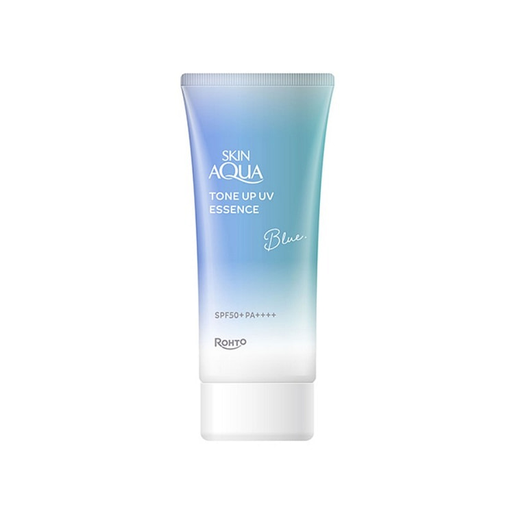 Rohto Skin Aqua Tone Up UV Essence Blue 80g 1 each
