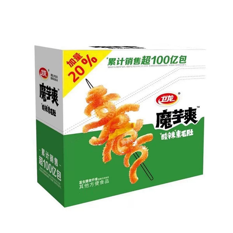 卫龙魔芋爽酸辣素毛肚360克