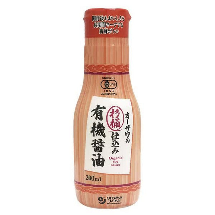 Osawa 有机雪松桶酱油 200ml 1 份