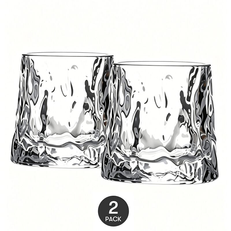 KAWASIMAYA Glacier Grain Whiskey Glass 5.1 fl oz*2 1 each