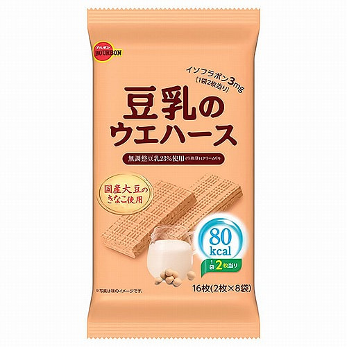 布尔本 豆乳威化饼干 80卡路里 16枚 107g
