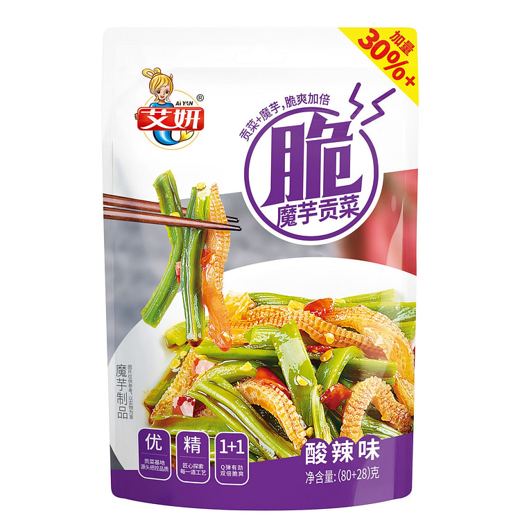 Sour & Spicy Konjac with Crispy Mustard Strips 108 g