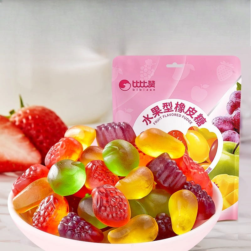Bibizan Fruit-shaped Gummy candies 225g*1 bag 225 g