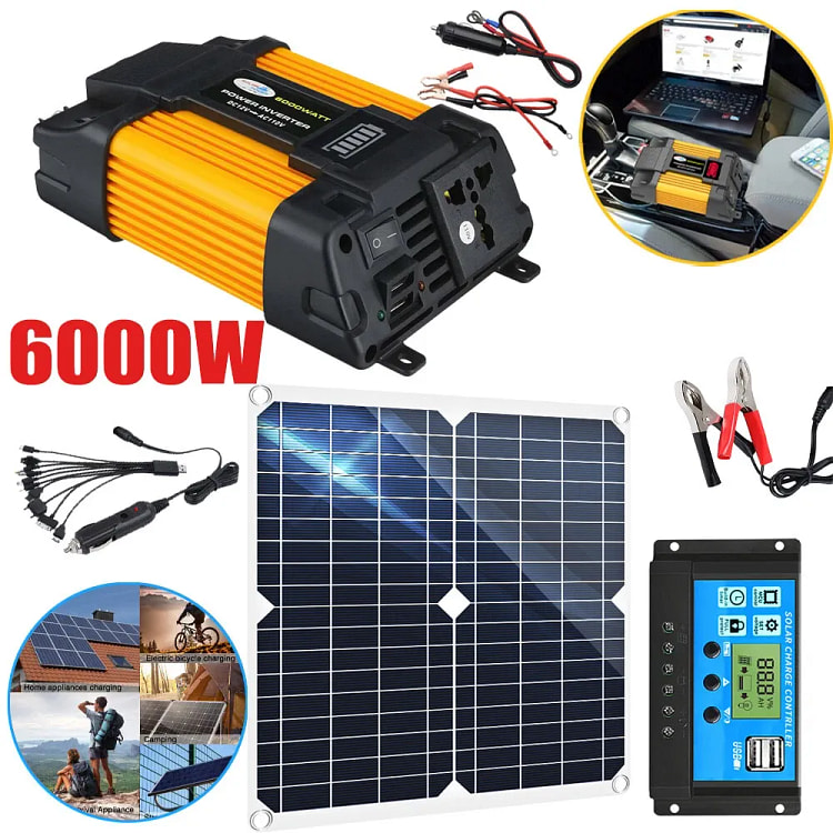 6000W Complete Solar Panel Kit Solar Power Generat 1 each
