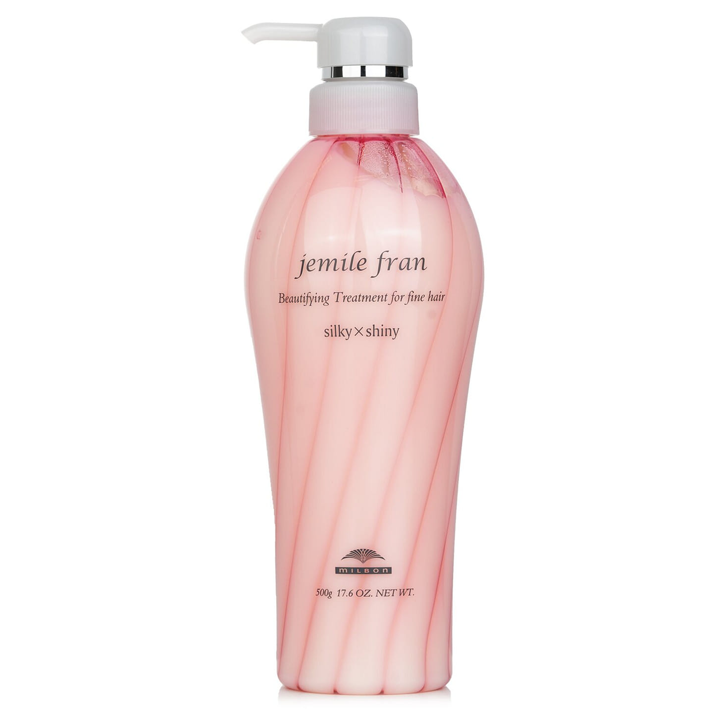 Milbon Jemile Fran Beautifying Treatment – Silky & Shiny (For Fine Hair) 500g/17.6oz 500 g
