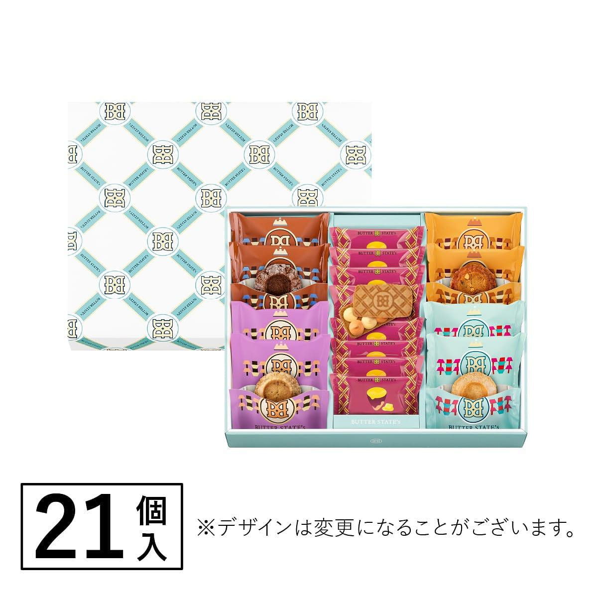 BUTTER STATE’s Collection Butter Sweets 21pcs 1 each