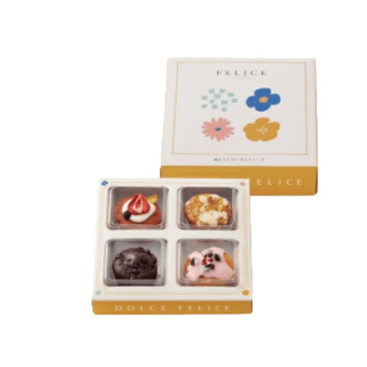 JAPAN petit fruit pound Cake 4 Pieces