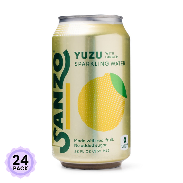 Sanzo 柚子气泡水 12 液盎司*24 包