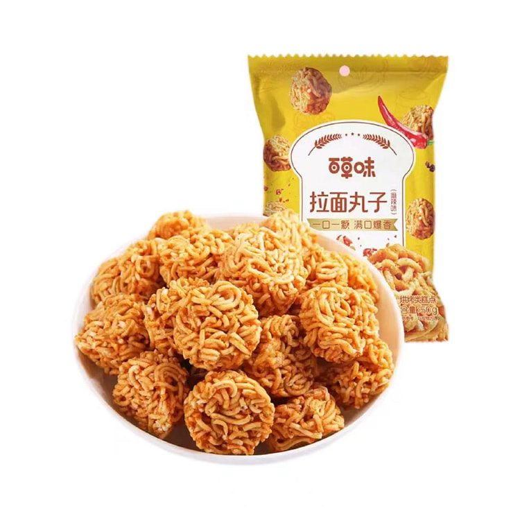 Bai Cao Wei Ramen Meatballs 50*1 Bag 50 g