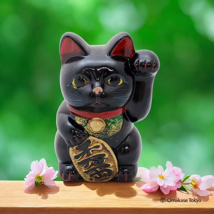 Enterprise复古招财猫存钱罐-黑色 750 克