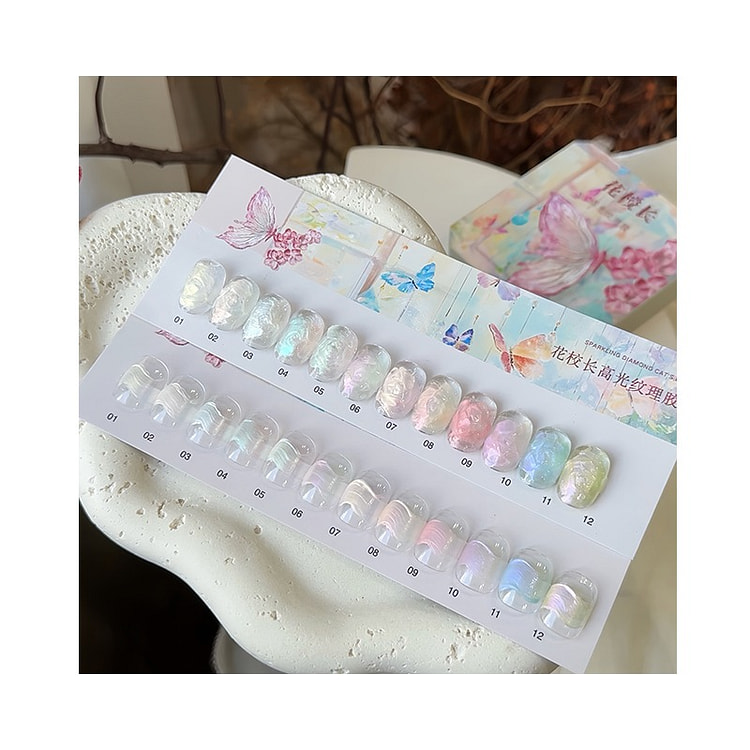 12Piece High Gloss Texture Gel Set 1 case