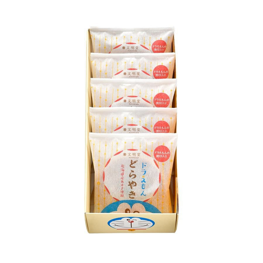 Bunmeido Doraemon Red Bean Sandwich Cake 5 pieces 1 each