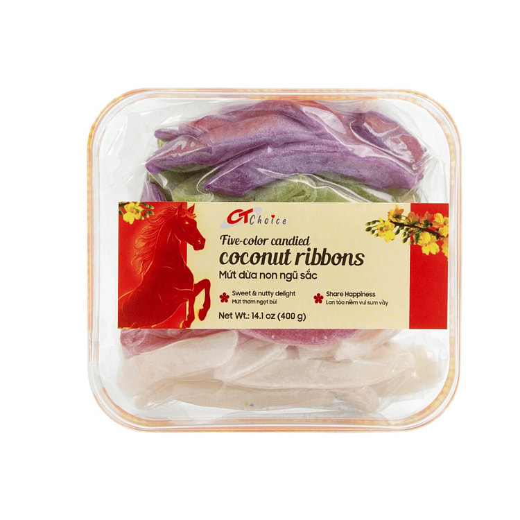 [CT Choice] Mứt Dừa Ngũ Sắc 400g 1 cái