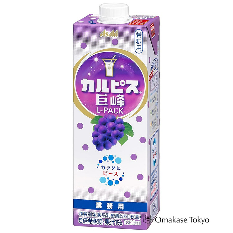 朝日可尔必思巨峰葡萄浓缩汁 1L L 装