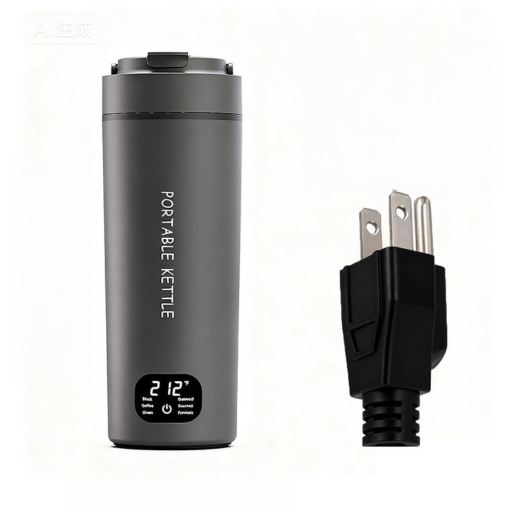 迷你烧水壶便携式电热水杯旅行壶保温杯调温办公室烧水 1 把