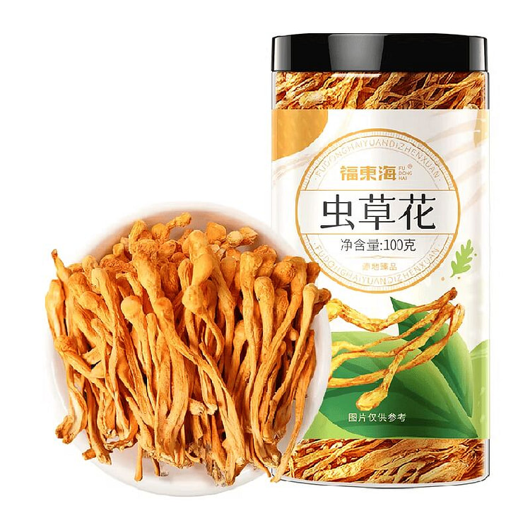 福东海 虫草花罐装 100g 100 克