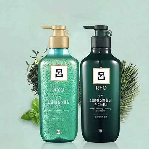 Ryo Chungha Scalp Cleansing & Cooling Shampoo / Conditioner 550ml