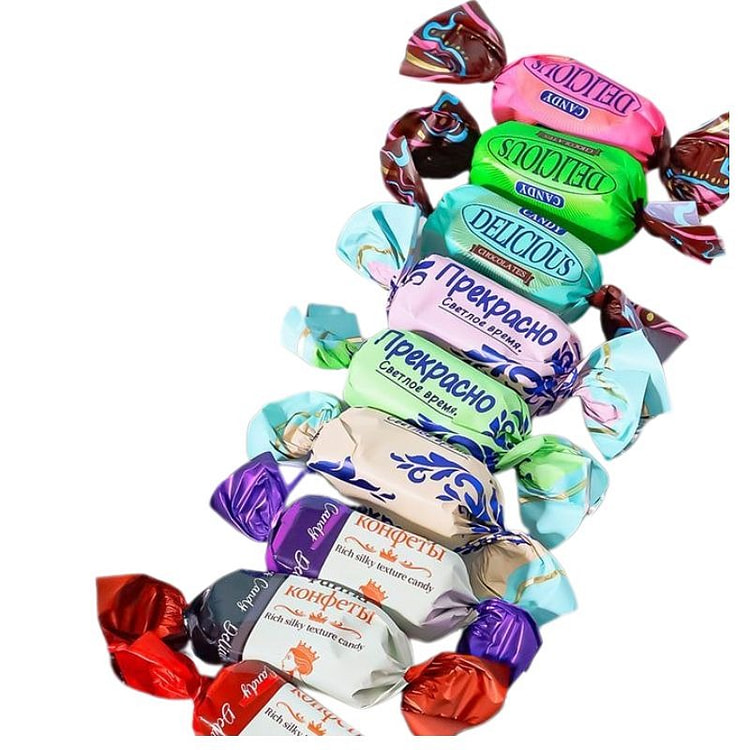 鲁兴 俄罗斯三色酸奶夹心巧克力 250g 250 克