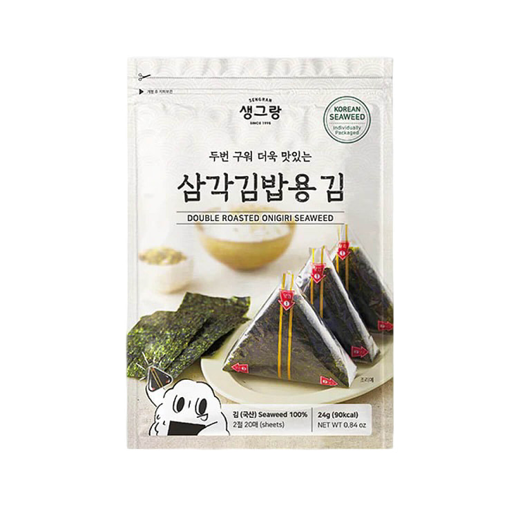 Woorichan Double Roasted Triangle Gimbap Seaweed