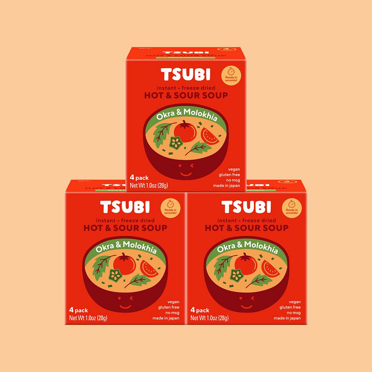 Hot&Sour Tomato Soup w/Okra & Molokhia Pack of 12-