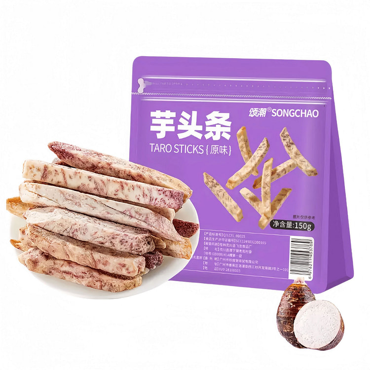 原味芋头条150g*1袋香酥广西荔浦芋头条 150 克