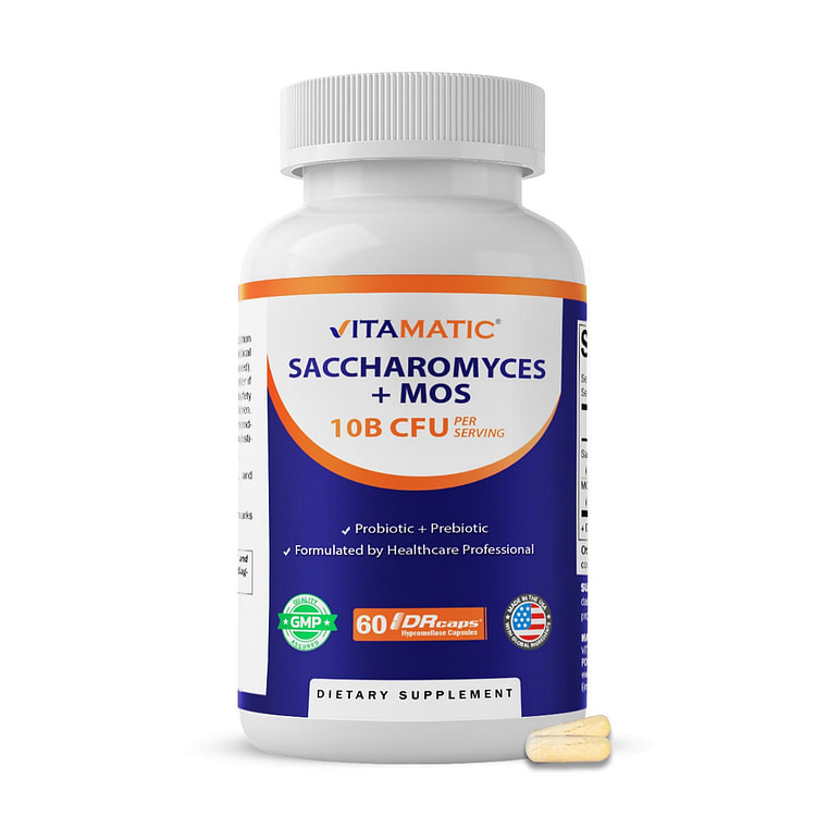 Saccharomyces Boulardii + Yeast Extract 300 mg- 60