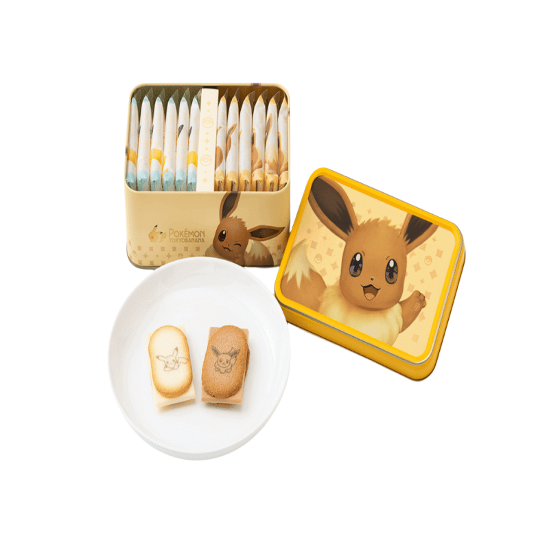 Pikachu Eevee Chocolate Cheese Cookies 12pcs 1 케이스
