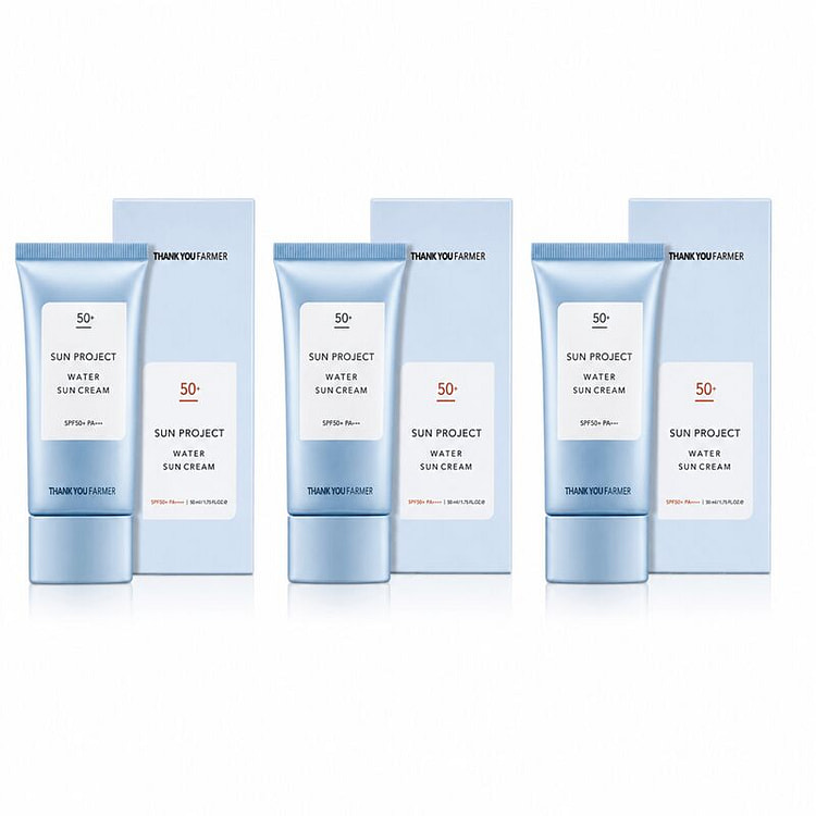 Thank You Farmer Sun Project Water Cream 50ml 3PK 150 ml