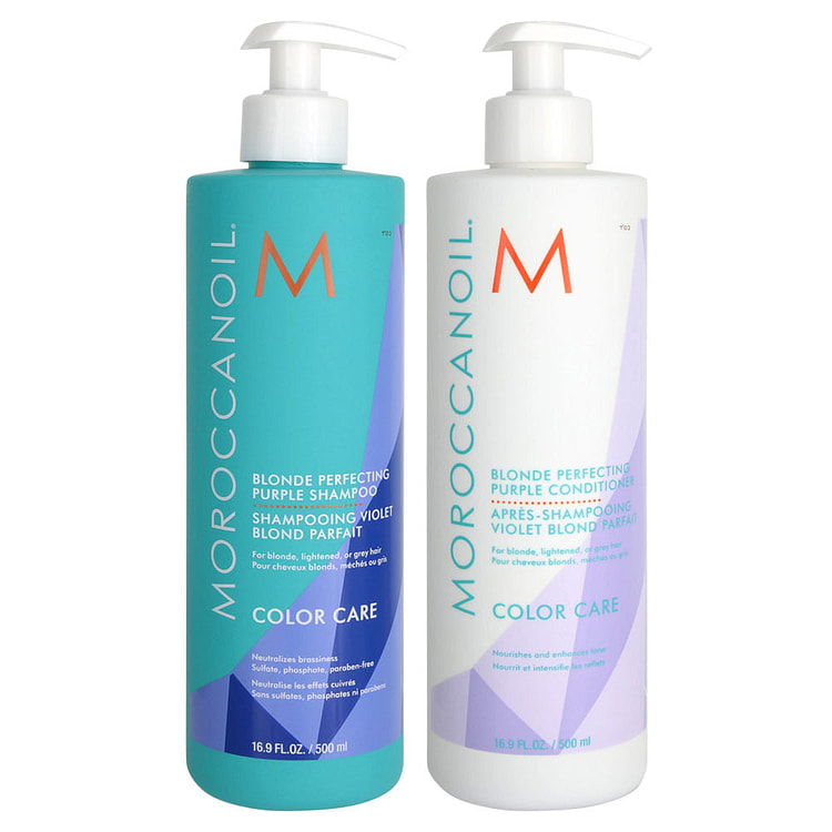 Moroccanoil Blonde Perfecting Set 16.9 oz / 500ml