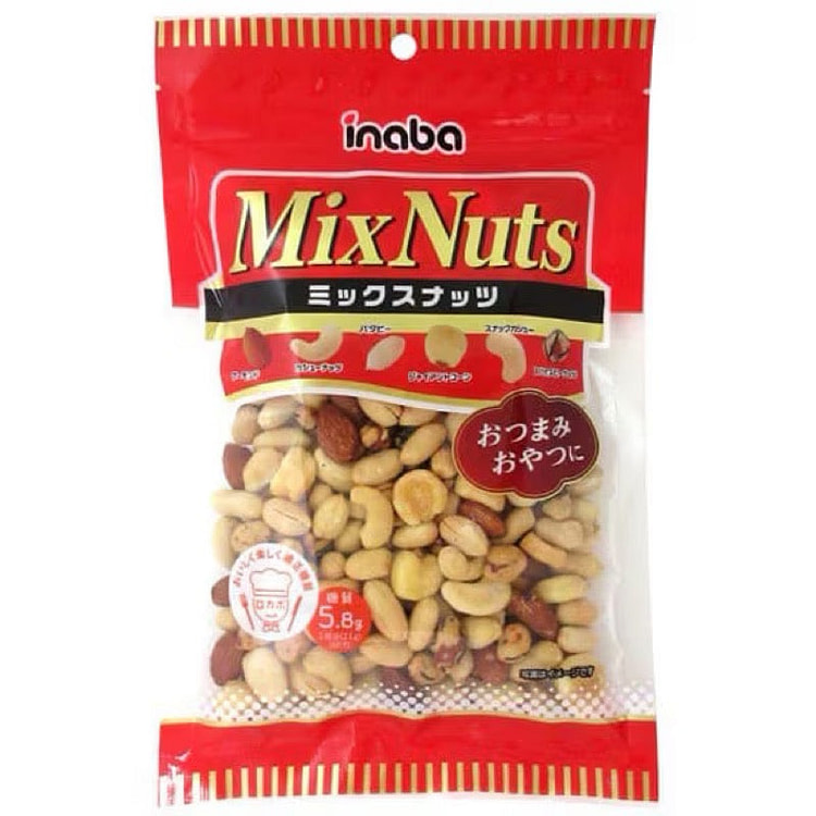 Inaba Peanuts Large Bag Mixed Nuts 255g 1 each