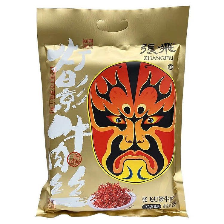 张飞牛肉 灯影牛肉丝 四川特产 五香味 238g