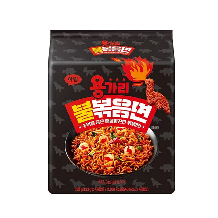 하림 용가리 불볶음면 133g x 4p